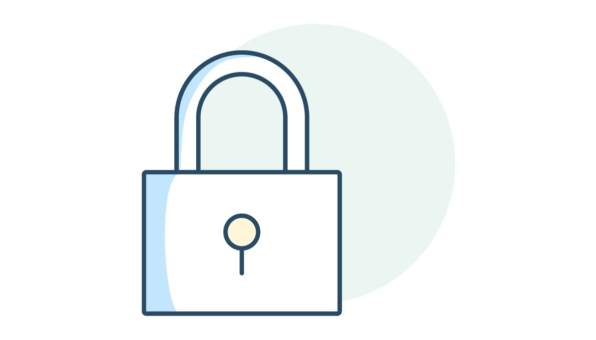 graphic of a padlock