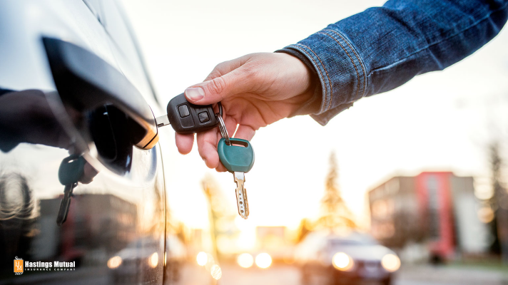 Key in car