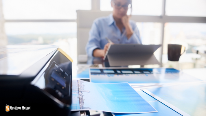 Desktop printer in office: Is this printed copy really necessary?