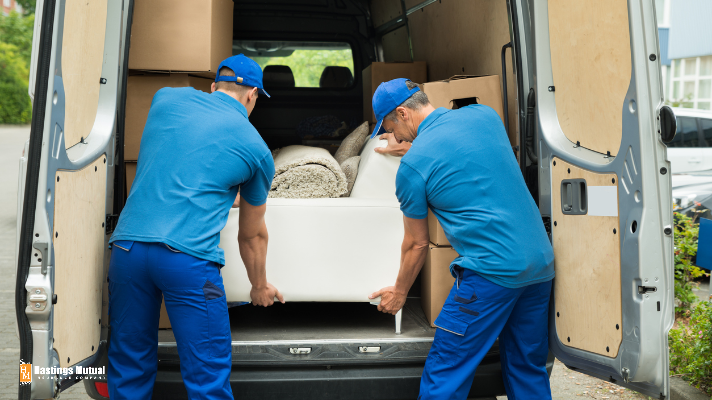 I wasn't wearing a blue uniform when I moved stuff. Tips for moving house