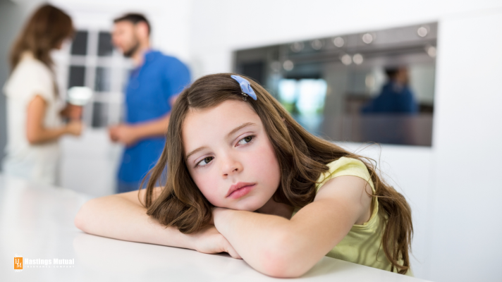 Young girl alone