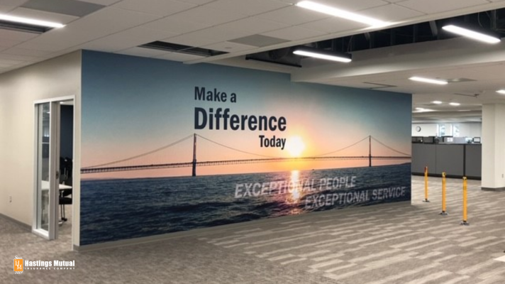 New building interior