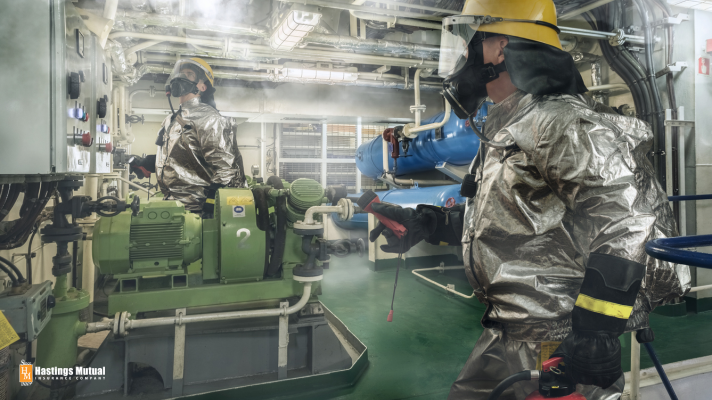 Hot work safety gear
