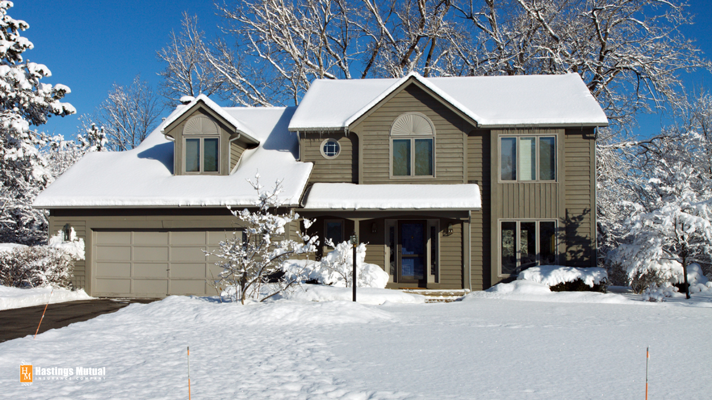 House in winter