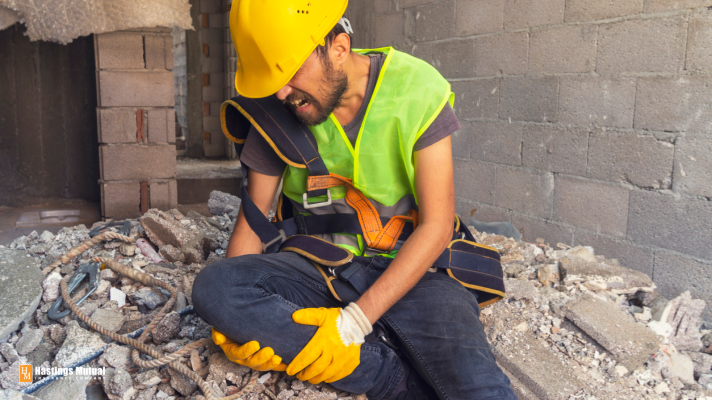 injured construction worker
