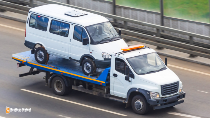 Towing van