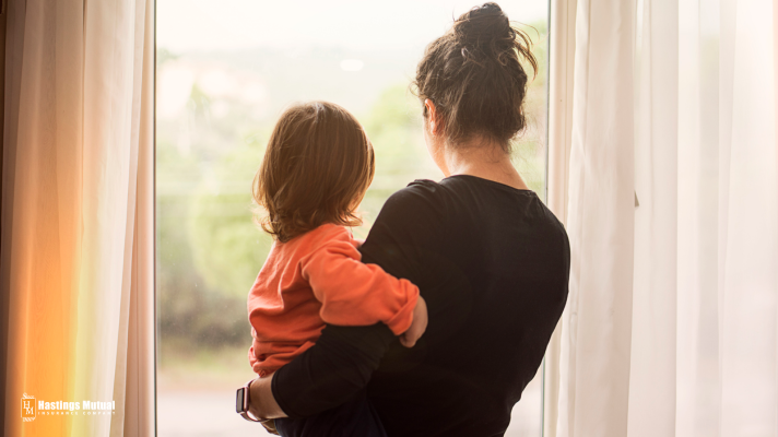 woman with child