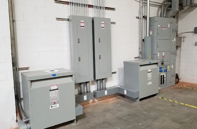 electrical panels in a commercial facility